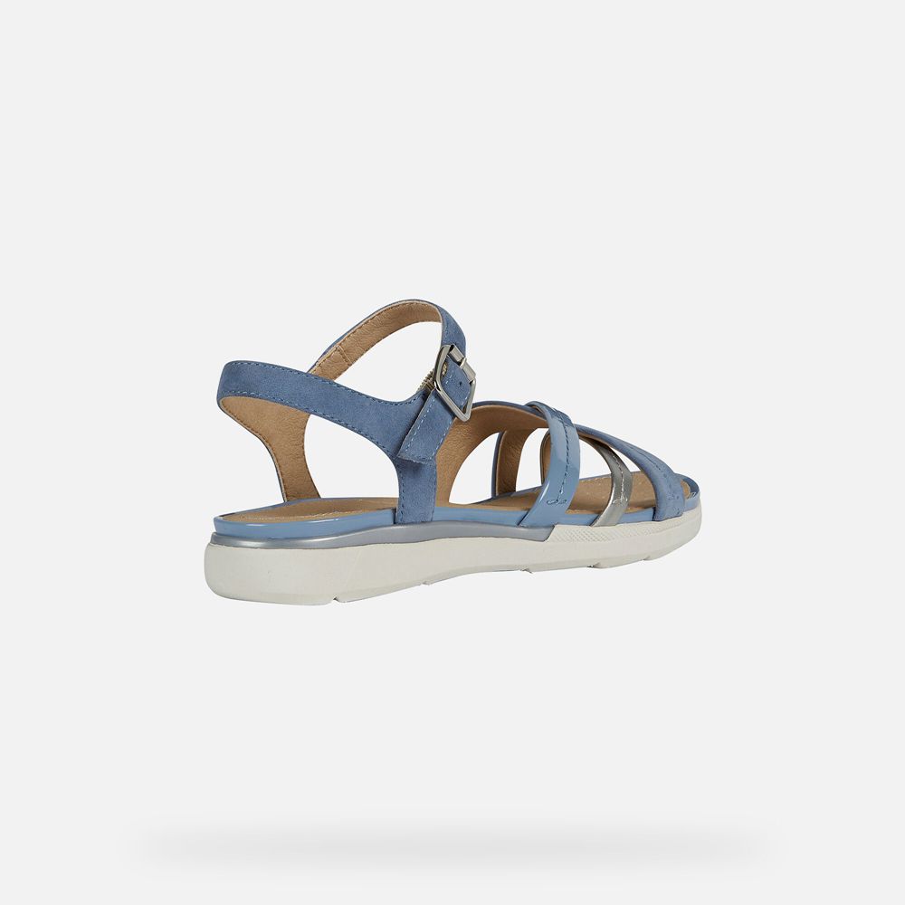 Sandalias Geox Senhora Azuis - Hiver - EPDKO6423